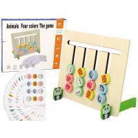 Four Colour Animal Wooden Puzzle Game