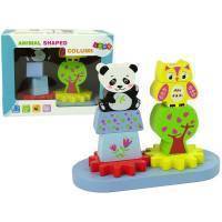 Wooden Animal Sorter Owl Panda Gears