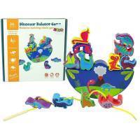 Wooden Dinosaur Balance Game Arcade