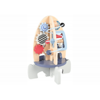 Wooden Racket Educational Beads Gears