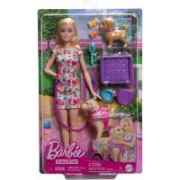 Barbie HTK37 Walk and Wheel Pet Playset