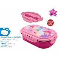 Princess Lunch Box With Cutlery