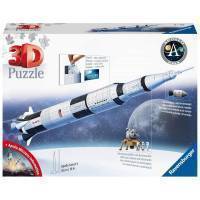 Ravensburger 3D Puzzle Apollo Saturn V Rocket 440 Pc 3D Puzzle 11545