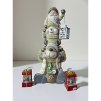 Lantern Stack Decorative Statue