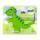 Wooden Isanosaurus Green Dinosaur Puzzle