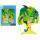 Wooden Tree Birds Parrots Puzzle Blocks