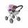 Doll Stroller - Alice Grey & Pink Star Pattern