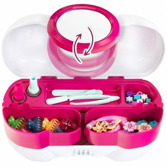 hairstyling case and nail salon