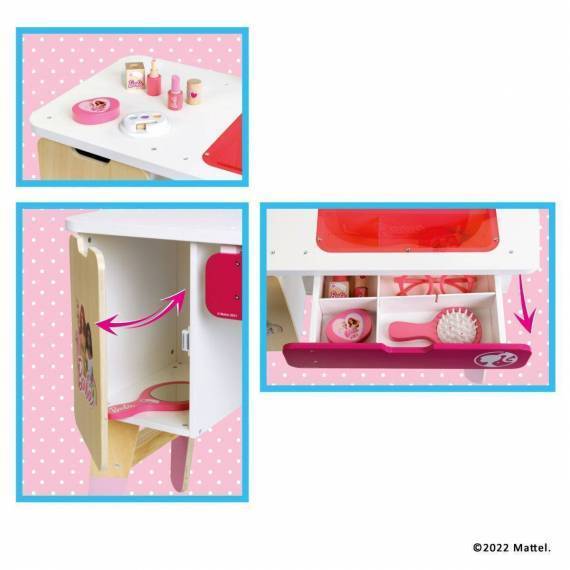 BarbieTM - Make-up Table and Vlogger Studio, Wood (MDF)