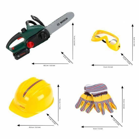 Bosch – Chain Saw II + Helmet + Work Gloves