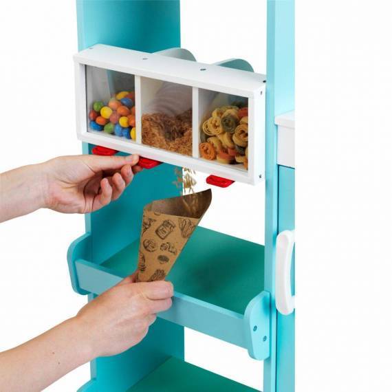 Supermarket, wood (MDF)