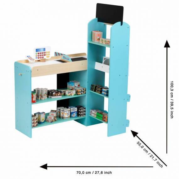 Supermarket, wood (MDF)