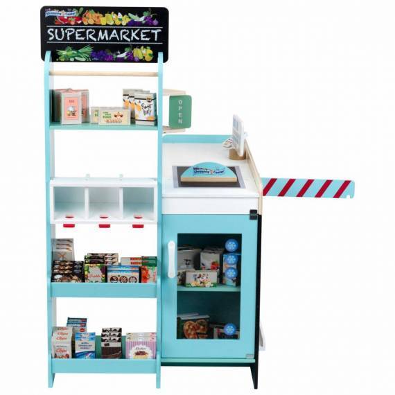 Supermarket, wood (MDF)