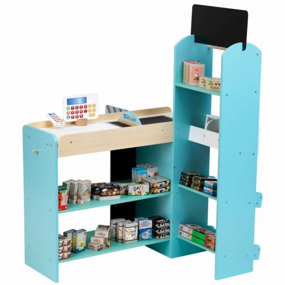 Supermarket, wood (MDF)