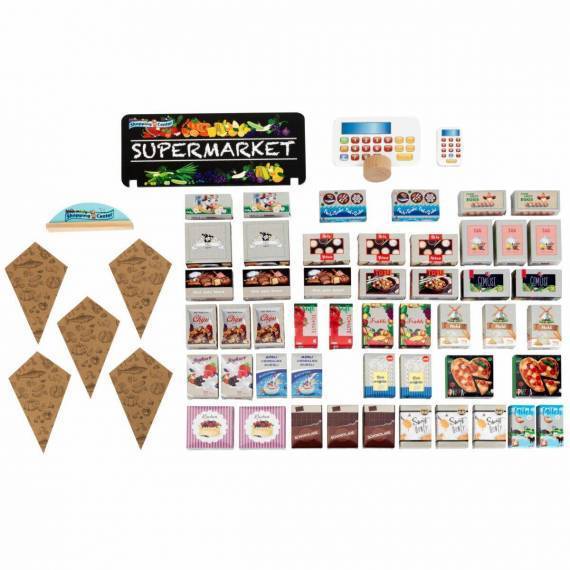 Supermarket, wood (MDF)