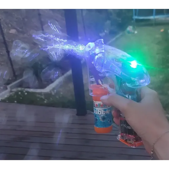 LED Soap Bubble Gun