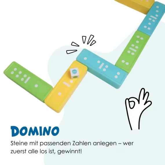 2 in 1 XXL Wobbly Tower & Domino