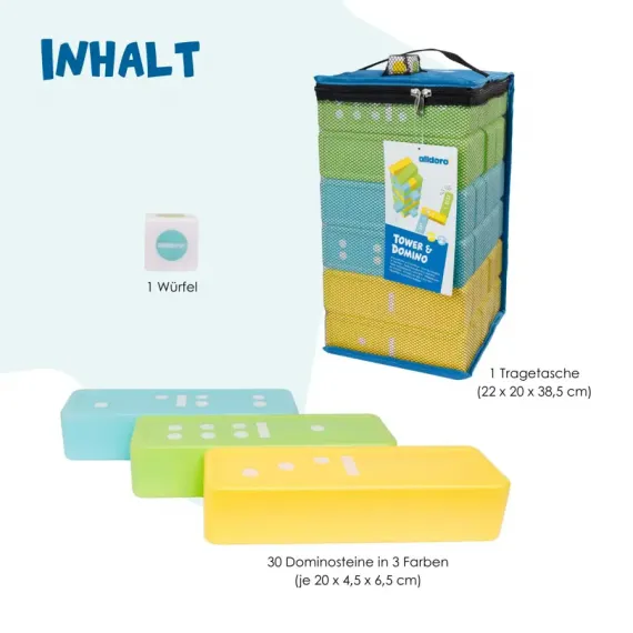 2 in 1 XXL Wobbly Tower & Domino