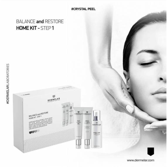 Dermelar Balance and Restore Home Kit (3 products)