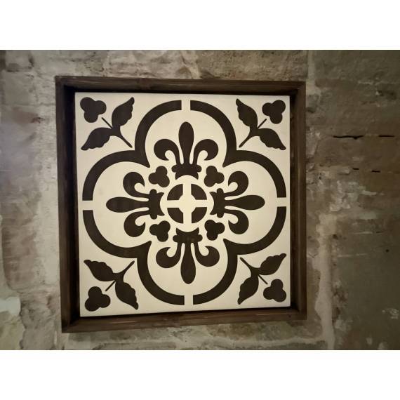 Wooden tile frame 009