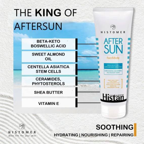 Histan Sensitive Skin After Sun Face & Body Cream (250ml)