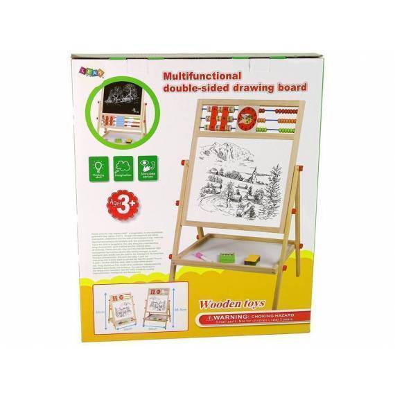 Wooden Board 2in1 Abacus Chalk Pen