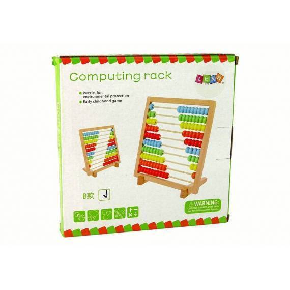 School Abacus Wooden Colorful Beads