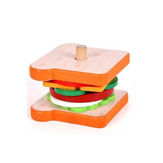 Sandwich Wooden 8 El Cards With Recipes 10 Pcs