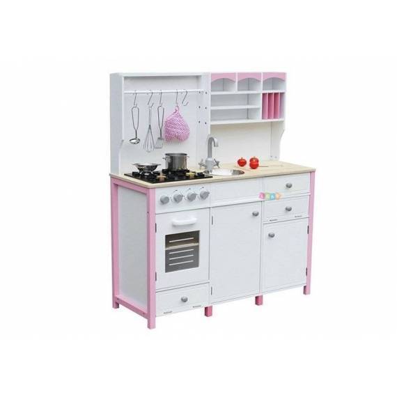 Wooden Kitchen - With Oven And Accessories