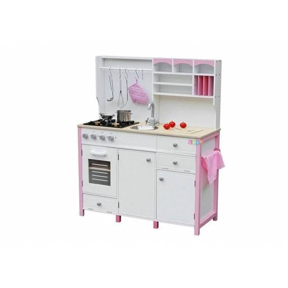 Wooden Kitchen - With Oven And Accessories