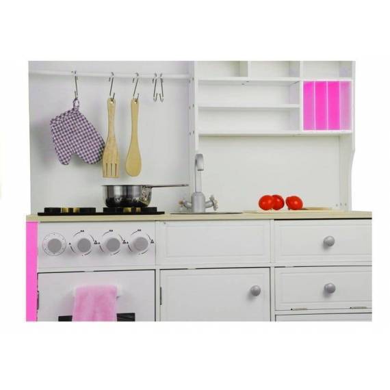 Wooden Kitchen - With Oven And Accessories