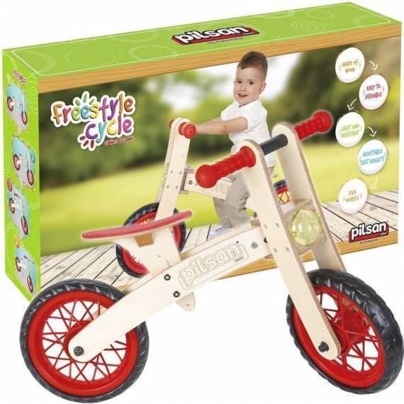Pilsan Wooden Bicycle Red