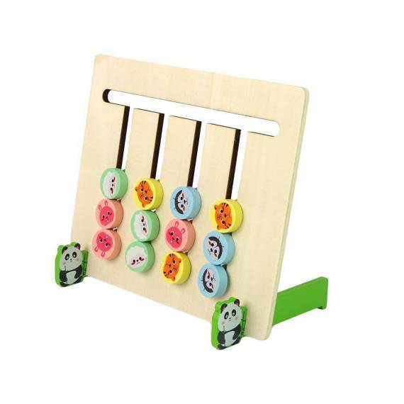 Four Colour Animal Wooden Puzzle Game