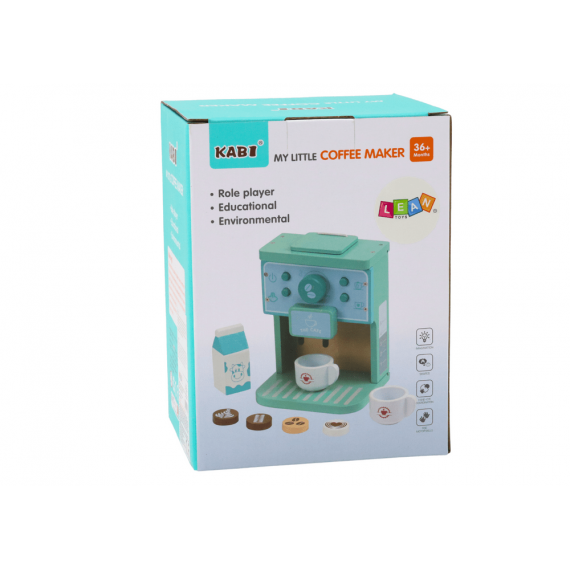 Wooden Coffee Machine Agd Milk Cup Set