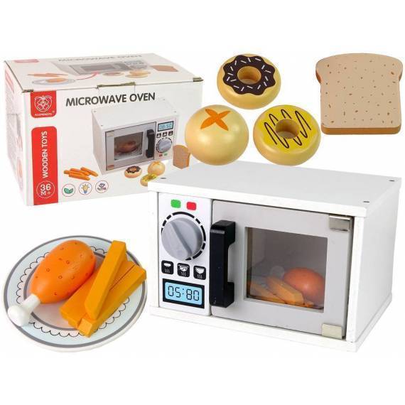 Wooden Microwave Cooker Food