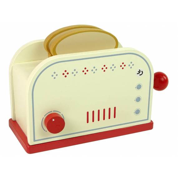 Wooden Toaster Accessories Breakfast Kitchen Kids