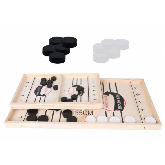 Hockey Catapult Wooden Air Hockey Game 36cm