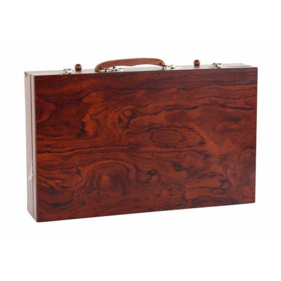 Art Set In A Wooden Suitcase 123 Elements