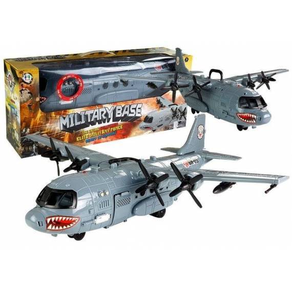 Military Base In A Plane With Lights And Sound