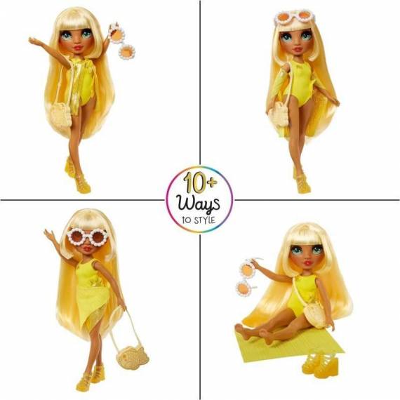 Rainbow High Swim & Style Fashion Doll- Sunny (Yellow)