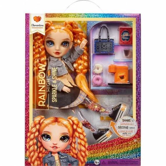 Rainbow HighSparkle & Shine Fashion Dolls- CLEMENTINE (Orange)