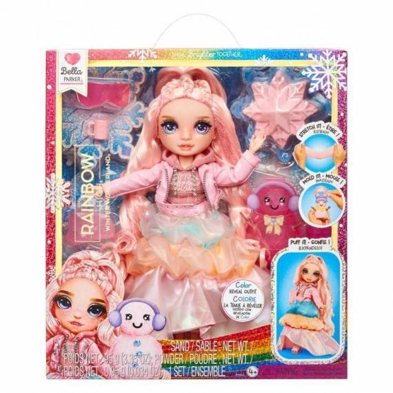 Rainbow High Winter Wonderland Doll- Bella (Pink)