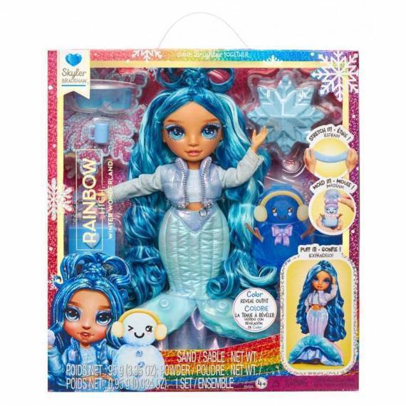 Rainbow High Winter Wonderland Doll- Skyler (Blue)