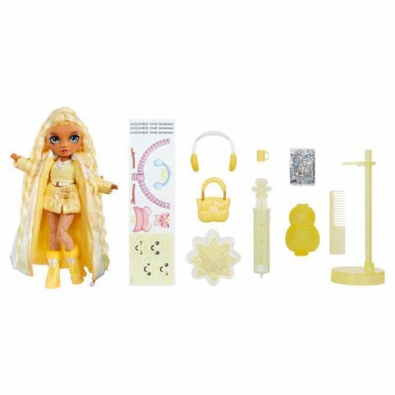 Rainbow High Winter Wonderland Doll- Sunny (Yellow)