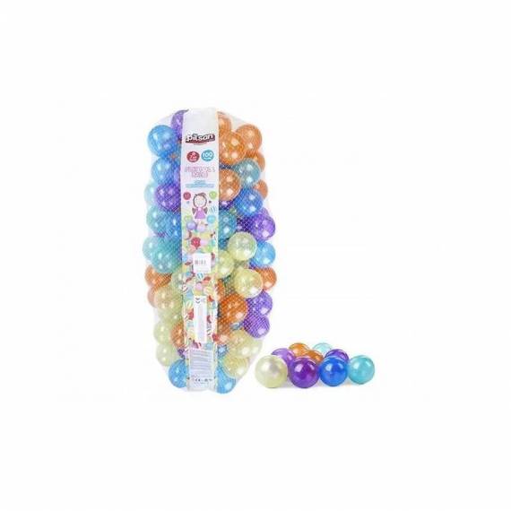 Pilsan Play Pool Balls 7 cm 100 Pcs in Net 06411
