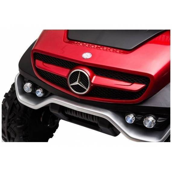 Electric Ride On Mercedes Unimog S Painted Red