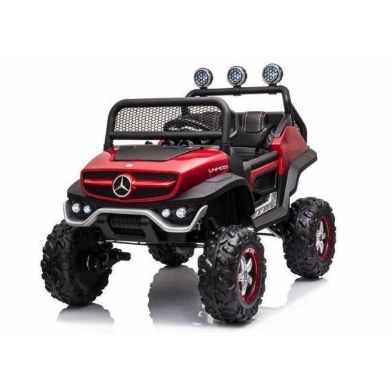 Electric Ride On Mercedes Unimog S Painted Red