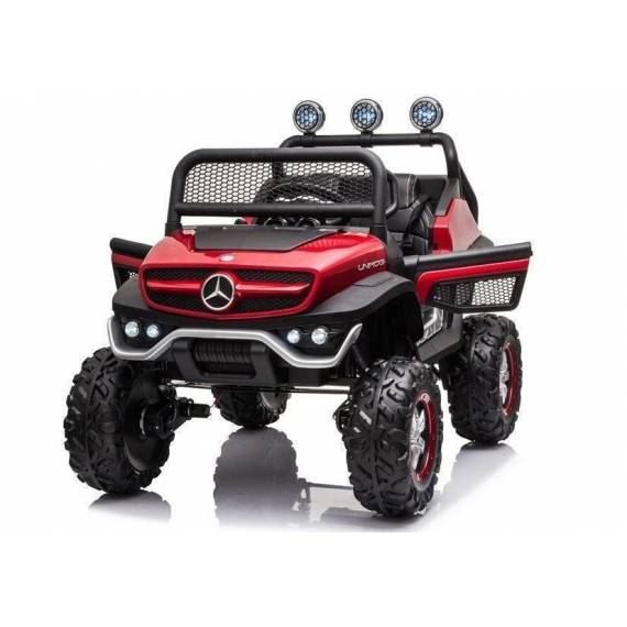 Electric Ride On Mercedes Unimog S Painted Red