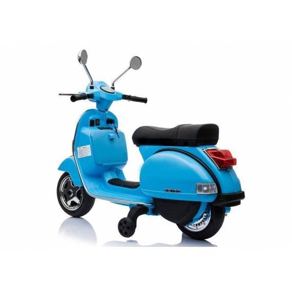 Vespa Scooter Electric Ride On Motorcycle - Blue
