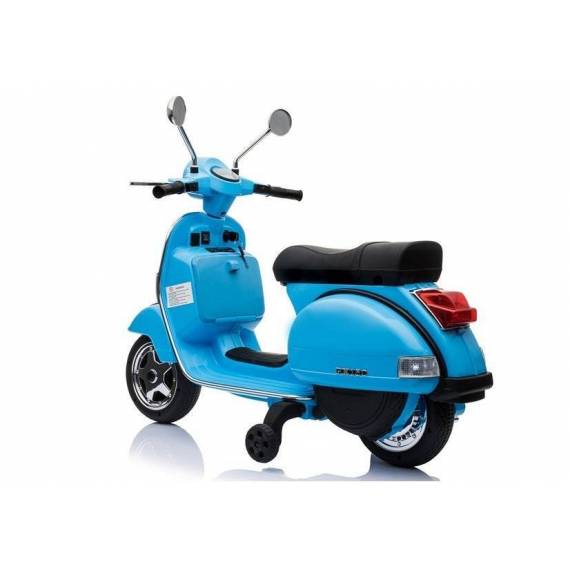 Vespa Scooter Electric Ride On Motorcycle - Blue